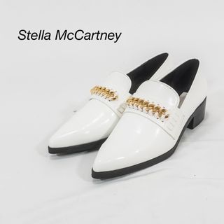 ステラマッカートニー(Stella McCartney)の極美品　ステラマッカートニー ドレスシューズ ゴールドチェーン　ファベラ(ローファー/革靴)