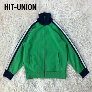 HITUNIONヒットユニオントラックジャケット黄緑古着ジャージ80年代90年代(ジャージ)