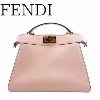 フェンディ(FENDI)のフェンディ レザー ピーカブー アイシーユー スモール 2WAYハンドバッグ(ハンドバッグ)