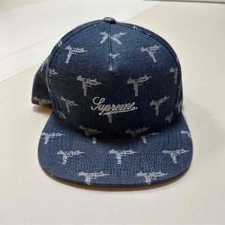 シュプリーム(Supreme)のシュプリーム SUPREME ピストル柄 デニム　キャップ(キャップ)