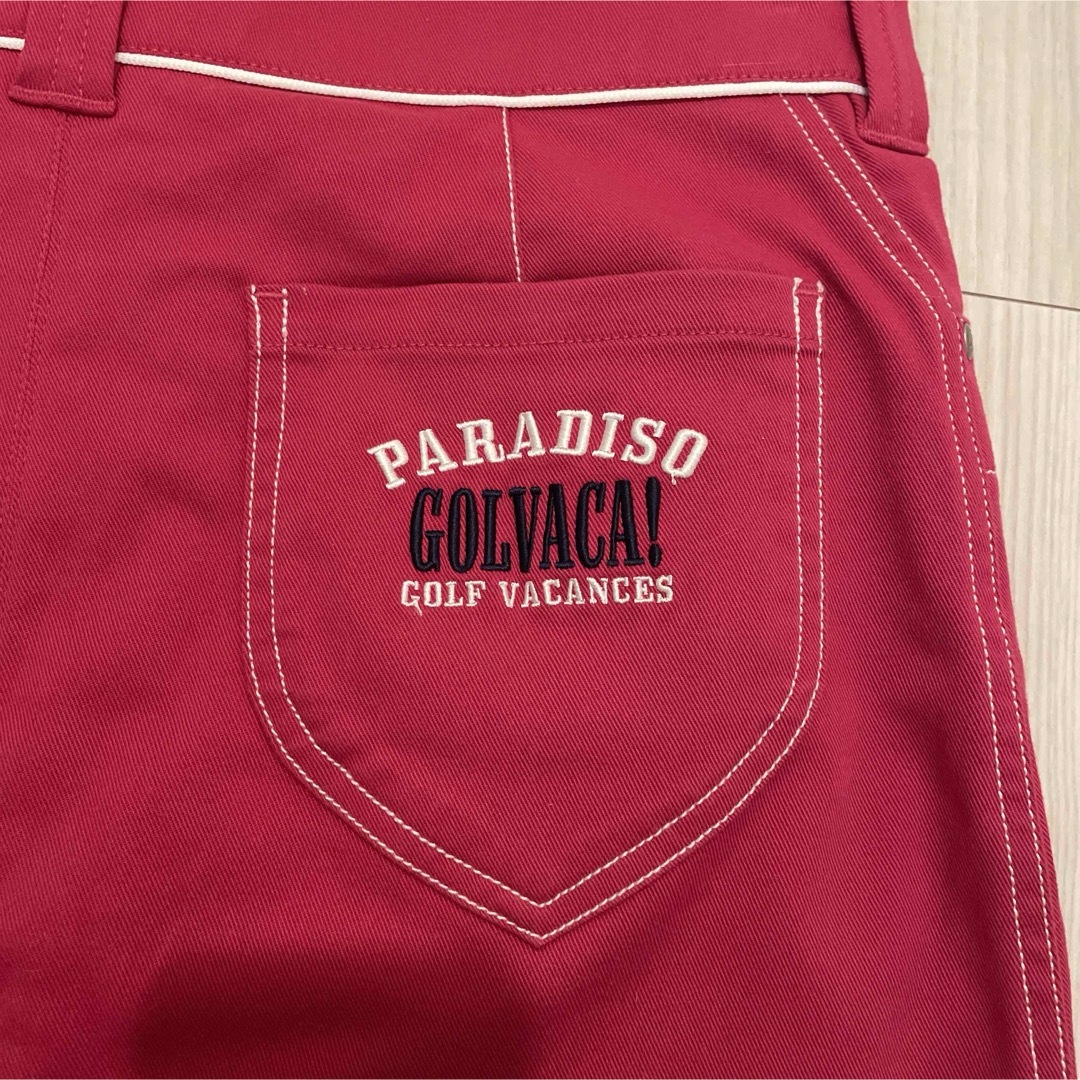 Paradiso(パラディーゾ)の美品】ゴルフパラディーゾ　スカート　インナーパンツ付き スポーツ/アウトドアのゴルフ(ウエア)の商品写真