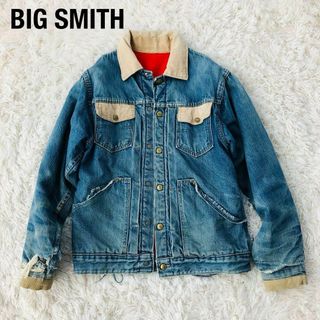 BIG SMITH - BIG SMITHビッグスミス　デニムジャケット　ビンテージ色落ち古着Gジャン