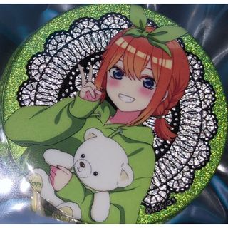 五等分の花嫁 中野区 五周年祭 グリッター缶バッジ 中野四葉(バッジ/ピンバッジ)