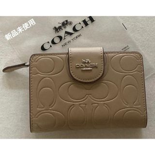 コーチ(COACH)の新品　COACH コーチ　二つ折り財布　シグネチャー　CM241(財布)