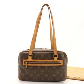 ルイヴィトン(LOUIS VUITTON)の美品 ルイヴィトン モノグラム シテ MM M51182 レザー トート バッグ 肩掛け ショルダー ハンド ビジネス レディース EHE AA2-10(トートバッグ)