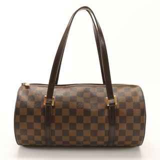 ルイヴィトン(LOUIS VUITTON)の極美品 ルイヴィトン ダミエ パピヨン 30 N51303 レザー トート バッグ 肩掛け ショルダー ハンド ブラウン レディース EHE AA3-8(トートバッグ)