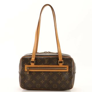 ルイヴィトン(LOUIS VUITTON)の美品 ルイヴィトン モノグラム シテ MM M51182 レザー トート バッグ 肩掛け ショルダー ハンド ビジネス レディース EHE AA3-6(トートバッグ)