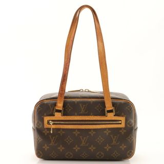 ルイヴィトン(LOUIS VUITTON)の美品 ルイヴィトン モノグラム シテ MM M51182 レザー トート バッグ 肩掛け ショルダー ハンド 定番 ビジネス レディース EHE AA3-4(トートバッグ)