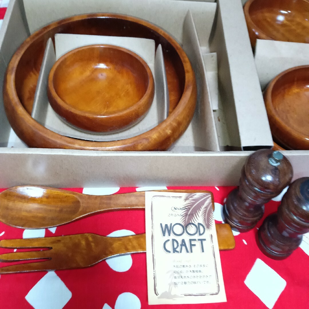 WOOD　CRAFT　１０点セット インテリア/住まい/日用品のキッチン/食器(食器)の商品写真