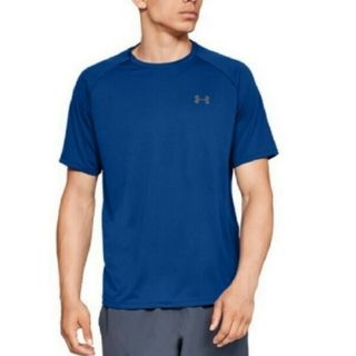 アンダーアーマー(UNDER ARMOUR)のアンダーアーマー 半袖 Tシャツ M サイズ 青(Tシャツ/カットソー(半袖/袖なし))