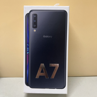 サムスン(SAMSUNG)のSAMSUNG Galaxy A7 ブラック SM-A750C(スマートフォン本体)