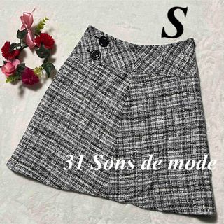 トランテアンソンドゥモード 31 Sons de mode ♡ ミニスカート　S(ミニスカート)