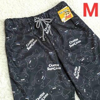 クレヨンシンチャン(クレヨンしんちゃん)のクレヨンしんちゃん シロ ハーフパンツ 新品 メンズ Mサイズ 黒 ブラック(ショートパンツ)