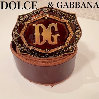 DOLCE&GABBANA - ベルト 紳士ベルト レザー ゴールド金具 DOLCE GABBANA ドルガバ　