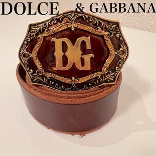 ドルチェアンドガッバーナ(DOLCE&GABBANA)のベルト 紳士ベルト レザー ゴールド金具 DOLCE GABBANA ドルガバ　(ベルト)