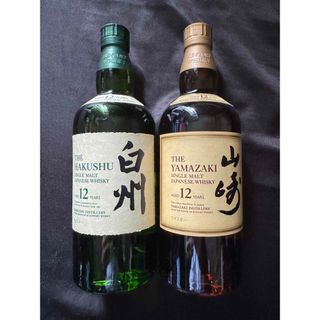 サントリー - 山崎12年　白州12年　2本セット