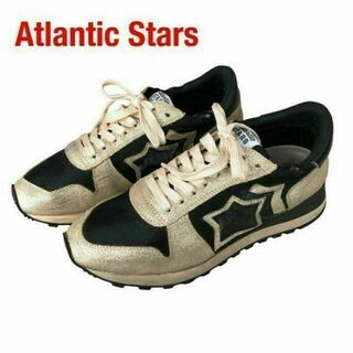 Atlantic STARS - アトランティックスターズ　Atlantic Starsスニーカー　ゴールドラメ
