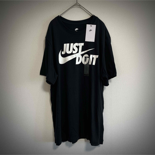 ナイキ(NIKE)のNIKE ナイキ Tシャツ just do it XLサイズ　黒　 新品未使用(Tシャツ/カットソー(半袖/袖なし))