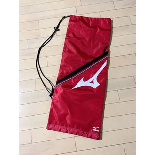 ミズノ(MIZUNO)のF857 未使用 MIZUNO ミズノ テニスラケットケース ナイロン レッド(その他)