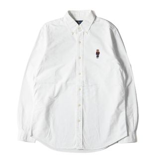 ラルフローレン(Ralph Lauren)のRALPH LAUREN ラルフローレン シャツ サイズ:M / 19AW ポロベア オックスフォード ボタンダウン 長袖シャツ CLASSIC FIT ホワイト 白 / トップス カジュアルシャツ【メンズ】【中古】(シャツ)