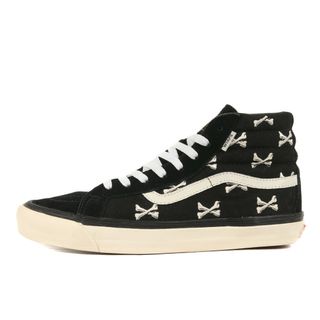 W)taps - WTAPS ダブルタップス サイズ:28.5cm / 16SS VANS VAULT OG SK8-Hi LX CROSS BONES バンズ ボルト スケートハイ クロスボーン ブラック 黒 US10.5 / コラボ ハイカット スニーカー シューズ 靴【メンズ】【中古】