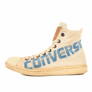 コンバース(CONVERSE)のCONVERSE コンバース サイズ:26.5cm 80s PRIMESTAR SW HI プライムスター ハイ 日本製 ホワイト 白 US8.5 / 80年代 ヴィンテージ ハイカット スニーカー シューズ 靴【メンズ】【中古】(スニーカー)