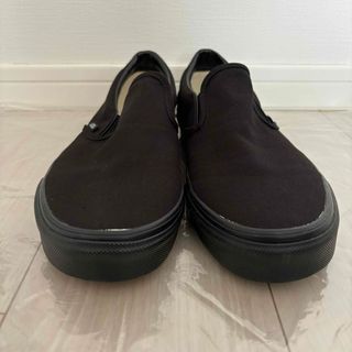 ヴァンズ(VANS)のvans スリッポン　ブラック(スニーカー)