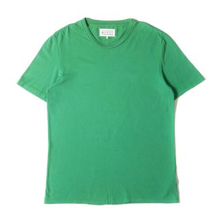 マルタンマルジェラ(Maison Martin Margiela)のMaison Martin Margiela メゾンマルタンマルジェラ Tシャツ サイズ:50 / 14SS プレーン ソリッド クルーネック 半袖Tシャツ MM10 無地 グリーン / イタリア製 トップス カットソー【メンズ】【中古】(Tシャツ/カットソー(半袖/袖なし))