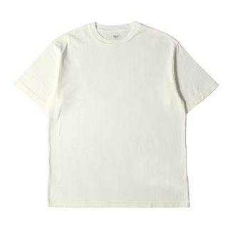 Ron Herman ロンハーマン Tシャツ サイズ:M / 23AW オーガニック コットン プレーン レギュラー クルーネック 半袖Tシャツ Organic Cotton Plating Regular Fit Tee ホワイト 白 / 日本製 トップス カットソー【メンズ】【中古】