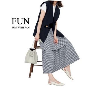 FUN - 新品未使用品！FUN＊テーラードデザインベストジレ　ブラック