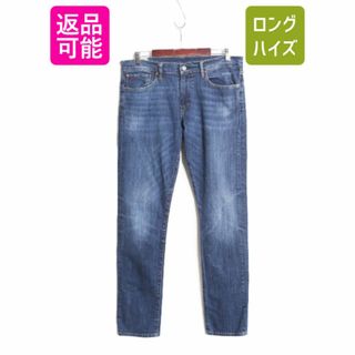 ラルフローレン(Ralph Lauren)のヴィンテージ 加工 ポロ ラルフローレン セルビッチ デニム パンツ メンズ 32 32 / 古着 ジーンズ ジーパン 赤耳 スリム ストレート ヒゲ(デニム/ジーンズ)