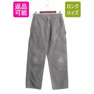 US企画 カーハート ダブルニー ダック ペインター パンツ メンズ 30 30 / 古着 ワーク CARHARTT B136 ストレート グレー ヘビーウェイト 灰(ワークパンツ/カーゴパンツ)