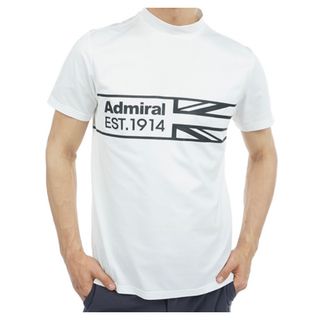 アドミラル(Admiral)の【新品未使用】Admiral アドミラル モックネックシャツ ホワイト(ウエア)