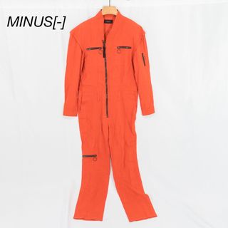 美品　超希少　MINUS[-] オールインワン　つなぎ　リネン　麻　80%(サロペット/オーバーオール)