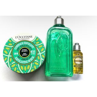 ロクシタン(L'OCCITANE)のロクシタン スクラブ フローズンシャワージェル モイスチャライジングオイル(ボディスクラブ)