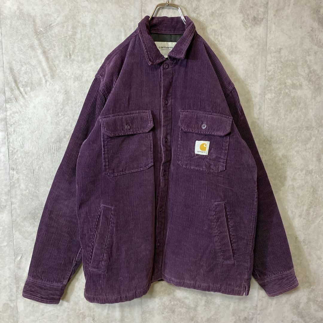 carhartt(カーハート)の【人気コーデュロイ】CarharttWIP ワンポイント刺繍ロゴ古着内ライナー その他のその他(その他)の商品写真