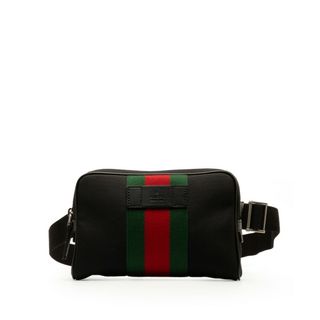 グッチ(Gucci)のグッチ シェリーライン ウエストポーチ ボディバッグ 630919 キャンバス レディース GUCCI 【1-0147025】(ボディバッグ/ウエストポーチ)