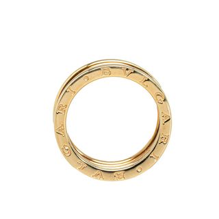 ブルガリ(BVLGARI)のブルガリ ビーゼロワン 3バンド リング 指輪 #61 K18YG イエローゴールド レディース BVLGARI 【1-0147324】(リング(指輪))