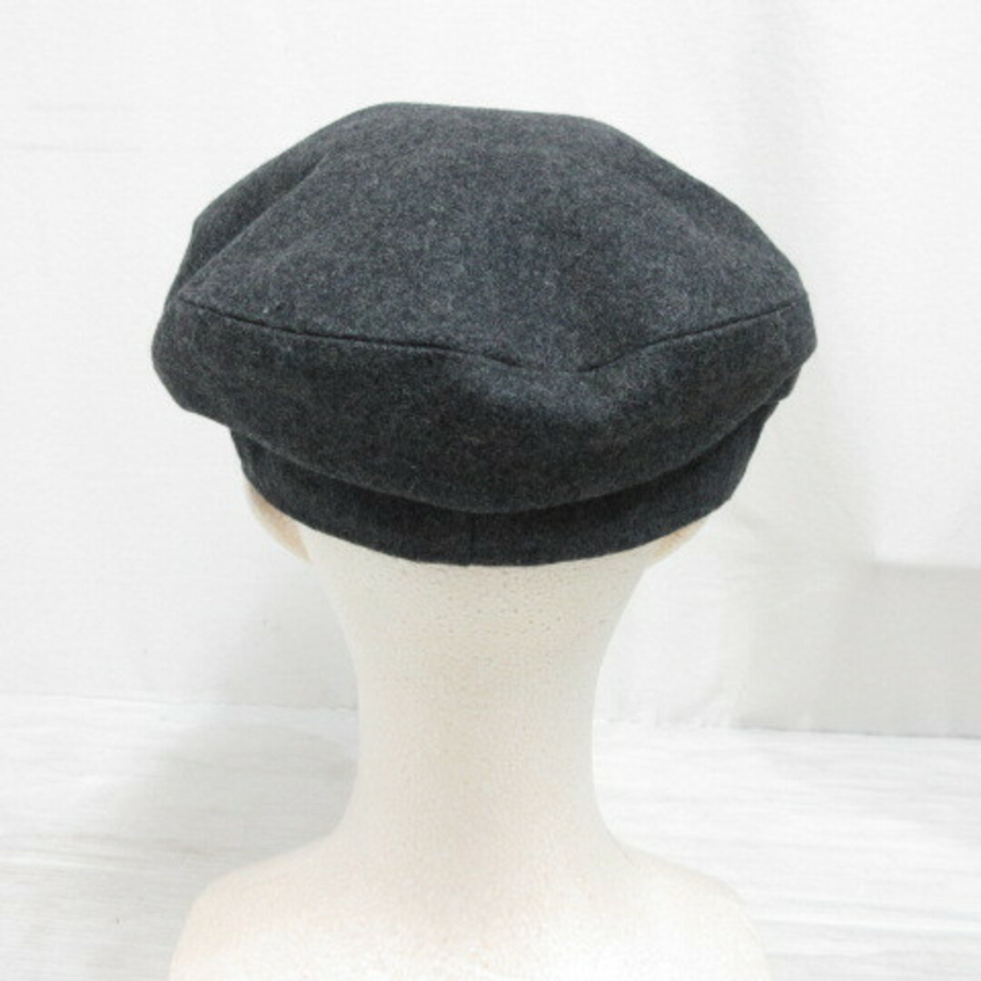Vigny(ヴィニー)のヴィニー Vigny フェルト キャスケット 帽子 ダークグレー 裏地付き レディースの帽子(キャスケット)の商品写真