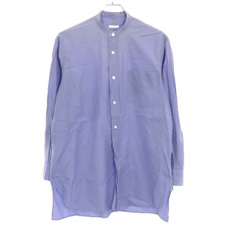 コモリ(COMOLI)のCOMOLI コモリ 15SS バンドカラーシャツ 15S-02002 ブルー 0(シャツ)