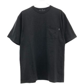 GOD SELECTION XXX ゴッド セレクション トリプルエックス クルーネックポケットTシャツ  ブラック L(Tシャツ/カットソー(半袖/袖なし))