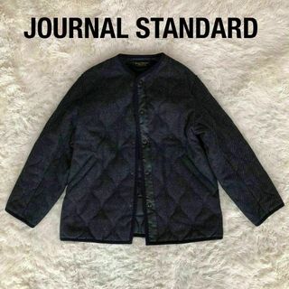 ジャーナルスタンダード(JOURNAL STANDARD)のジャーナルスタンダード　ノーカラーインディゴキルティングジャケット　デニム(その他)