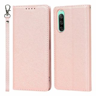 Elick Xperia 10 IV ケース ケース 手帳型 薄型 PUレザー (その他)