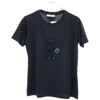 プラダ(PRADA)のPRADA プラダ ビジューベアーデザインTシャツ Z63349 ブラック L(Tシャツ(半袖/袖なし))