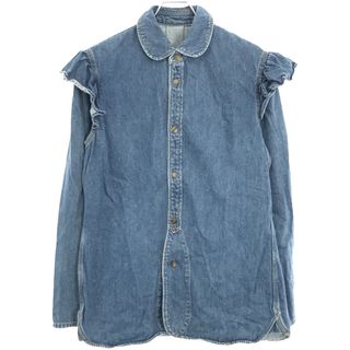 ホリデイ(holiday)のHOLIDAY ホリデイ 21SS DENIM デニムラッフルシャツ 21102522 インディゴ 1(シャツ/ブラウス(長袖/七分))