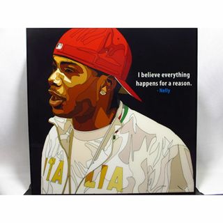 【新品 No 491】 ポップアートパネル ネリー NELLY hiphop(その他)