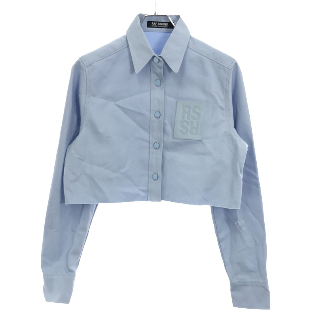 RAF SIMONS - RAF SIMONS ラフシモンズ 23SS CROPPED DENIM SHIRT RS RAF SIMONS - RAF SIMONS ラフシモンズ 23SS CROPPED DENIM SHIRT RS