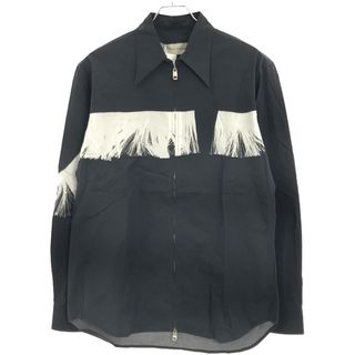 STEFAN COOKE ステファン クック 19AW Ghost Print Shirt ジップアップシャツ AW19SH1 ブラック M(シャツ)