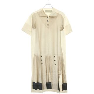 STEFAN COOKE ステファン クック 20SS Tennis Dress Long Top トロンプルイユ ロングカットソー SS20TO2 アイボリー系 XS(Tシャツ/カットソー(半袖/袖なし))