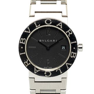 ブルガリ(BVLGARI)のブルガリ ブルガリブルガリ 腕時計 BB26S クオーツ ブラック文字盤 ステンレススチール レディース BVLGARI 【214-48943】(腕時計)